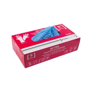 Engangs Handsker Nitril u/p AQL 1,5 Str. S Blå Prime Source PLUS